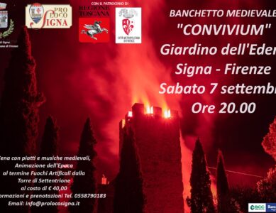 30^ EDIZIONE BANCHETTO MEDIEVALE AL GIARDINO DELL’EDERA DI SIGNA