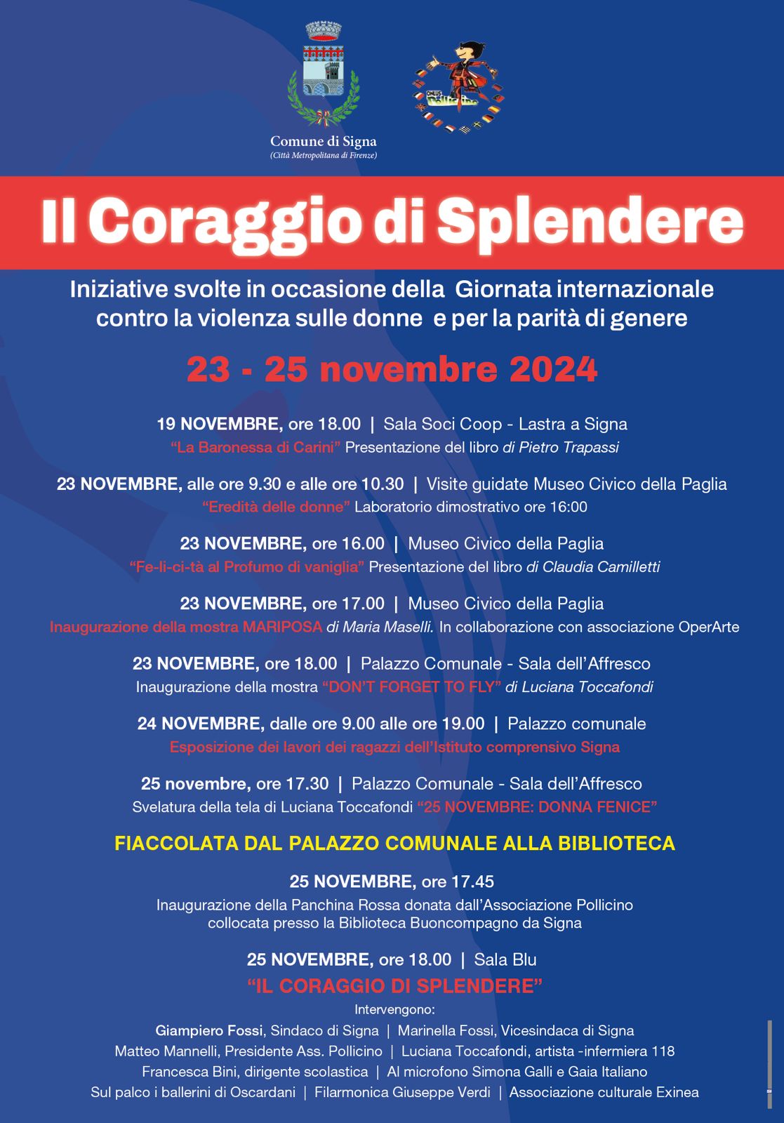 IL CORAGGIO DI SPLENDERE