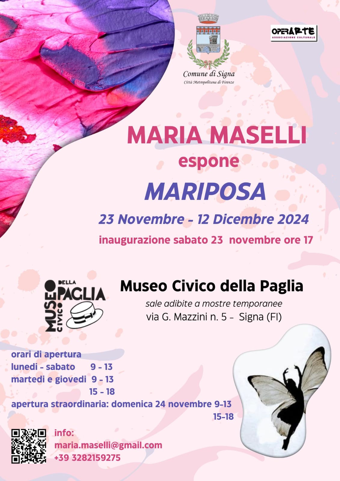 INAUGURAZIONE MOSTRA DI MARIA MASELLI